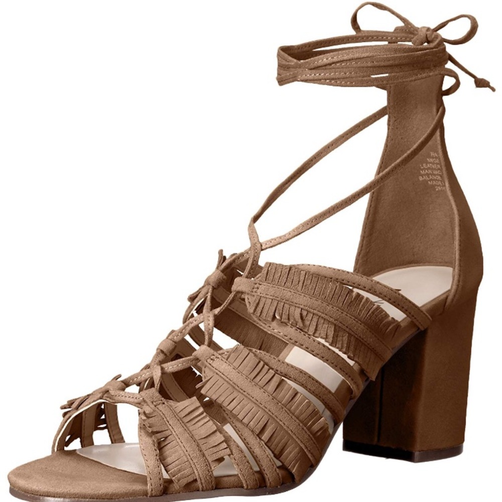 NineWest Natural Suede Genie Sandal - Size 8.5